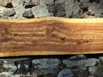 Carved Cedar Mantle Piece 4 small