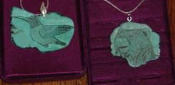 Hand Carved Turquoise Jewelry 1 small