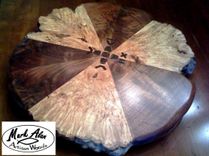 22" Lazy Susan With Inlay 1 small