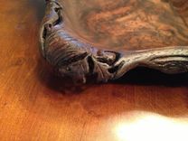 Hand Carved Walnut Bowl 2 small