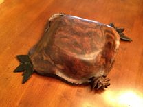 Hand Carved Walnut Bowl 5 small