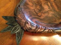 Hand Carved Walnut Bowl 6 small