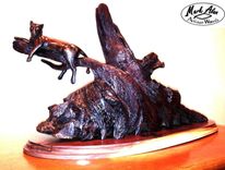 Black Leopard Sculpture 3 small