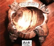 Hand Carved Artisan Walnut Bowl 1 small