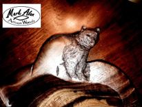 Hand Carved Artisan Walnut Bowl 5 small