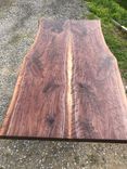 Live Edge Highly Figured Walnut Dining Table 5 small