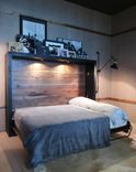 Reclaimed Wood Murphy Bed 2 small