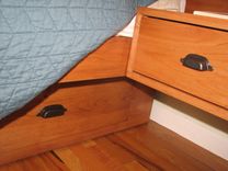Custom King Size Pedestal Bed With Drawers 4 small