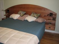 Custom King Size Pedestal Bed With Drawers 1 small