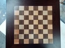 Custom Exotic Wood Chess Table With Drawers 4 small