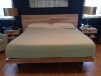 Platform Bed With Matching Nightstands 3 small