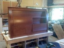 Contemporary Cherry Headboard 1 small