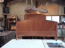 Mahogany Queen Bed 3 small