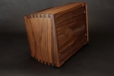 Black Walnut Curved Dovetail Urns 3 small