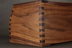 Black Walnut Curved Dovetail Urns 4 small
