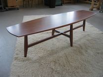 Mahogany Cherry Maple Walnut Mid Century Danish Modern Coffee Table 1 small