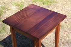 Shaker Inspired End Table In Walnut 6 small