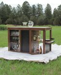 Walnut Serving Cart 4 small