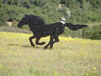 Tile Mosaic Outdoor Sculptures 3 small