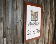 Reclaimed Redwood Picture Frame Classic 3" 3 small