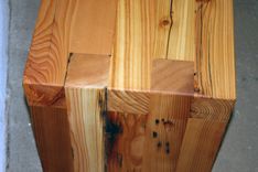 Reclaimed Cedar Box Joint Bench/Coffee Table 2 small