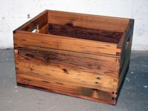 Reclaimed Cedar Box Joint Crate 1 small