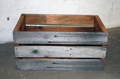 Barn Wood & Reclaimed Cedar Crate 3 small