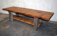 Reclaimed Fir And Barn Wood Coffee Table 3 small