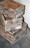 Barn Wood Slat Crates 3 small