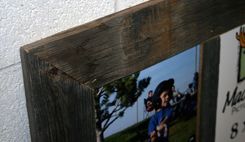 Barn Wood Picture Frame With Four 8x10 Panes 4 small