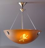 Rampant Lion Pendant Light 1 small