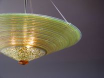 Gold Concentric Rings Cone Light 3 small