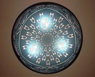 Blue Falcon Carved Hemisphere 3 small