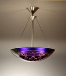 Blue Seamonster Carved Hemisphere 1 small