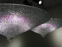 Dichroic Matchstick Halo Chandelier 2 small