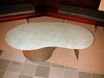 Bean Shaped Cast Polygon Coffee Table 3 small