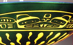 Ts'ang Carved Glass Chandelier 6 small