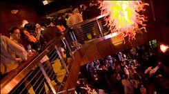 Park At 14th Nightclub: Two Custom Made Chandeliers | Hand Blown Glass Art Lighting 3 small