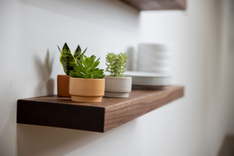 Walnut Floating Shelves, Espresso Floating Shelves, Dark Wood Floating Shelves, Black Walnut Shelf 2 small