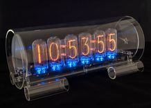 Large Glass Nixie Clock In-18 Model 4 small