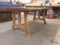 Custom Dining Table, Somewhere Between Traditional And Modern Base Style Active 5 small