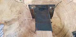Hardwood/Metal Table Legs Tapered Unfinished 2 small