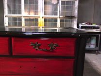 Refinished Old Victorian Style Dresser 2 small