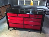 Refinished Old Victorian Style Dresser 3 small