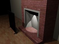 Custom Wrought Iron Fire Screen 2 small