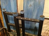 Reclaimed Wood Storage Bench. 3 small