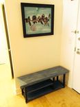 Reclaimed Wood Storage Bench. 1 small