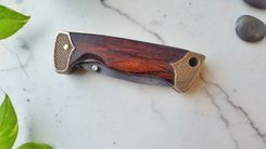 Damascus Folding Knife 3 small