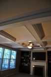 Coffered Ceiling Installation. 3 small