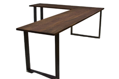 L Shaped Desk,  Large L Shaped Desk, Credenza Desk, L Shaped Computer Desk, L Shaped Gaming Desk 5 small